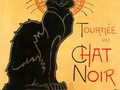 Brillenputztuch "Tournée du chat noir" von Steinlen