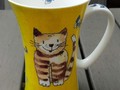 Grosse Tasse mit Katze