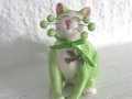 WhimsiClay Katze peace Frieden