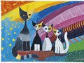 Brillenputztuch Rosina Wachtmeister "Under the rainbow"