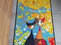 Rosina Wachtmeister Teppich Läufer wash & dry Katzen "Dolce Vita"