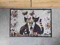 Rosina Wachtmeister Fussmatte Türvorleger Katzen "Gatti con fiori