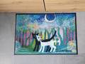 Rosina Wachtmeister Fussmatte Türvorleger Katzen "Bosco inacantato"