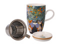 Rosina Wachtmeister Tee-Tasse Katzen 2023 Tempi felici mit Deckel und Sieb