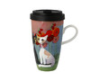 Rosina Wachtmeister Katzen Mug avec couvercle Lestate in giardino