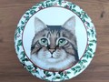 Runde Blechdose mit 2 verschiedenen Katzen