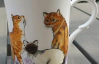 Tasse mit Katzen KINGSBURY V