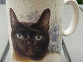 Tasse mit Katzenkopf I