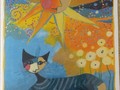 Rosina Wachtmeister Karte Katze Dolce vita