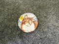 Magnet aus Glas Katze III