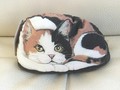 Fenster Stop Kissen 3-farbige Katze