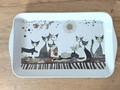 Rosina Wachtmeister Katzen Servierbrett "Cats Sepia"