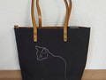 Schulter-Tasche QUIBE "Schwarze Katze"