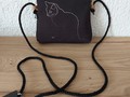 Kleine Schultertasche QUIBE "Chat Noir" 