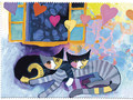 Rosina Wachtmeister Brillenputztuch "Flying hearts"