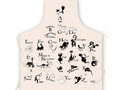 Schürze Albert Dubout Katzen Alphabet