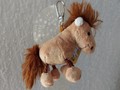 Schlüsselanhänger braunes Pony aus Plüsch