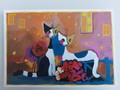 Rosina Wachtmeister Postkarte Katzen Congratulation