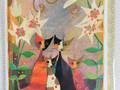 Rosina Wachtmeister Klappkarte Katzen Lilies