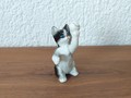 Kleine Katze vintage 27 mit Balle