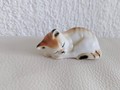 Vintage Kleine schlafende Katze 28