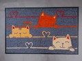 Teppich Fussmatte wash & dry Katze Cat lines