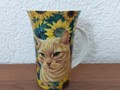 Tasse 2 Katzen im Sonnenblumenfeld