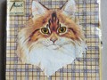 Servietten mit 2 verschiedene Katzen