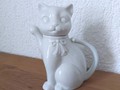 Teekrug weisse Katze