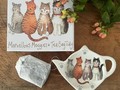 Alex Clark Kleiner Teller Katzen Marvellous Moggies
