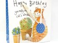 Alex Clark Geschenktasche chat Happy Birthday Cats Whiskers
