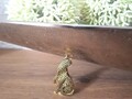 Brosche Katze stylisiert Farbe gold