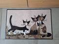 Rosina Wachtmeister Fussmatte wash & dry chats Serafino & Friends 