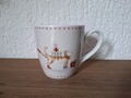 Tasse Weihnachtskatze mit Geschenken