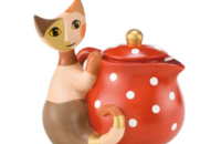  Rosina Wachtmeister Spardose Katze 2014 "Tempo per un caffè"