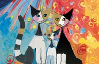 Servietten Rosina Wachtmeister Katzen "Together"
