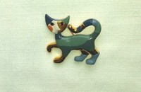Rosina Wachtmeister Brosche "Renata" gold