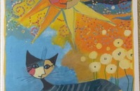 Rosina Wachtmeister Karte Katze Dolce vita