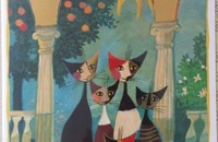 Rosina Wachtmeister Klappkarte Katzen Aristogatti