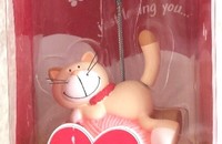 NICI Fotohalter Katze auf Wollknäuel liegend