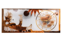 Rosina Wachtmeister Arte Grafica Wanduhr 2019 "Gatto con stivali"