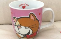 Tasse Nici pink Katze Ich denk an Dich