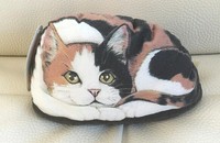 Fenster Stop Kissen 3-farbige Katze