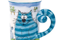 Adam & Ziege Tasse Mug Katze ALLDI