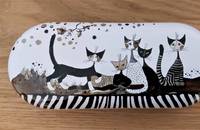 Rosina Wachtmeister Katzen Brillenetui Cats Sepia