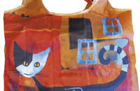 Rosina Wachtmeister bag in bag kleine Einkaufstasche "Ivano with mouse"
