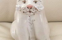 Spardose Katze Handarbeit Keramik