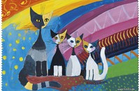 Brillenputztuch Rosina Wachtmeister "Under the rainbow"