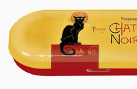 Brillenetui "Tournée du chat noir" von Steinlen