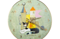 Rosina Wachtmeister Wanduhr 2021 Katze "La storia di Serafino"